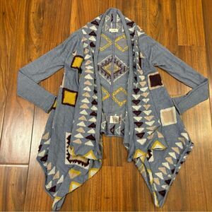 Fiets Voor 2 Anthropologie Southwest Blanket Sweater Aztec cardigan